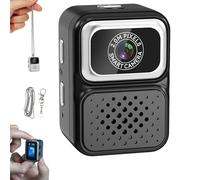 S130 Mini Digital Camera, 0.96-Inch HD Travel Retro Compact Ccd Thumb Camera, Mini Cameras Keychain, Small Compact Micro Camaras for Travel, Concert, Travel Study Recording (Black,64GB)