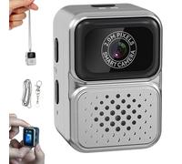 S130 Mini Digital Camera, 0.96-Inch HD Travel Retro Compact Ccd Thumb Camera, Mini Cameras Keychain, Small Compact Micro Camaras for Travel, Concert, Travel Study Recording (Gray,32GB)