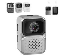 S130 Mini Digital Camera, 0.96-Inch HD Travel Retro Compact Ccd Thumb Camera, Mini Keychain Cameras, Portable Travel Concert Record and Take Photos, for Travels Study Record (Gray)