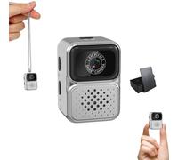 S130 Mini Digital Camera, 0.96-Inch HD Travel Retro Compact Ccd Thumb Camera, Mini Keychain Digital Camera, for Travel,Concert, Study Recording (Gray,64GB)