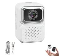 S130 Mini Digital Camera, 0.96-Inch HD Travel Retro Compact Thumb Camera, Keychain Cameras, Travel Study Record, For Students & Travelers, The Creative Gift (128GB Memory,White)