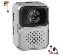 S130 Mini Digital Camera, 0.96-Inch HD Travel Retro Compact Thumb Camera, Tiny Cameras Keychain, 32/64/128GB Storage, for Travel Study Recording (No Card,Gray)