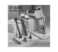 (S13000 Set 2) Aspirapolvere per auto wireless, mini aspirapolvere portatile, tastiera per auto e casa
