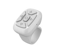 S18 Control remoto inalámbrico Bluetooth portátil inteligente compatible con anillo (blanco): Regalo sorpresa S18