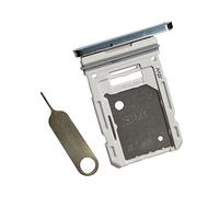 S20 fe - Soporte de bandeja para tarjeta SIM dual para Samsung Galaxy S20 FE G780F / S20 FE 5G G781B 2020 de 6.5 pulgadas (no apto para versión dual) (azul)
