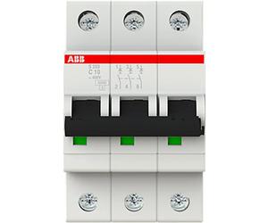S203-C10 Locker C-Char.,6kA,10A,3P 4016779467803