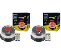 S21 Señalización Luz de Emergencia Geolocalizada Coche Homologada DGT | Geolocalizada con SIM MOVISTAR Incluida y Activada | Baliza V-16 Homologada DGT Obligatoria A Partir de 2026 (Paquete de 2)