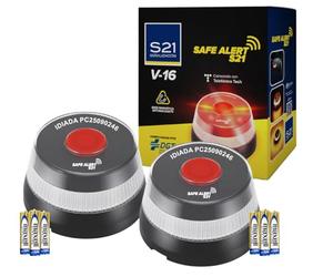 S21 Señalización Pack de 2 Balizas V16 Homologadas DGT con Ventosa Incluida | Geolocalizadas con SIM MOVISTAR Incluidas y Activadas hasta 2038 | Baliza V-16 Homologada DGT Obligatoria A Partir de 2026