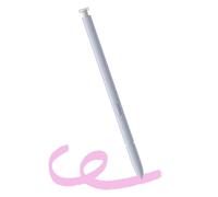 S25 Ultra S Pen - Bolígrafo de repuesto para Samsung Galaxy S25 Ultra 5G todas las versiones, lápiz capacitivo plateado claro, sensor de presión 4096, con 5 puntas/puntas (blanco/azul)