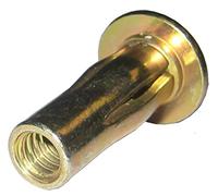 s25mg280 acero pre-bulbed vástago, multi-grip rivet-nut oro Zinc acabado, 1/4 - 20 x .020-.280 agarre gama (Pack de 25), Modelo: (herramientas y suministros de Outdoor Gear)
