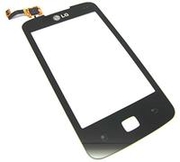 S2G - Cristal táctil para LG E510 Optimus HUB, color negro