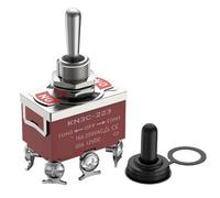 S2IZ5O 5 uds Interruptor de Palanca momentáneo 12V DC 3 Posiciones 30A (ON)-Off-(ON) Interruptor de Palanca de Coche de 6 Pines