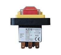 S2IZ5O Interruptor pulsador electromagnético de 7 Pines KJD18, Encendido y Apagado, CA 230 V, 15 (12) A, 5E4 CE