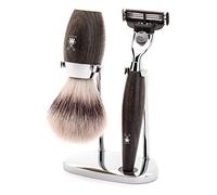 S31h873m3 Mühle Kosmo Pantano Roble 3-piezas Silver Tip Fibra / Mach3 Set de Afeitado