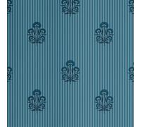 S4Sassy Papel pintado con motivos de rayas - Azul x 152 cm nilo texturizado autoadhesivo vestimiento de paredes cil de hacer para dormitorio rústico