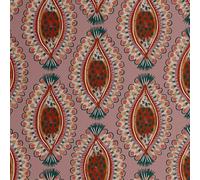 S4Sassy Papel pintado con motivos tribales de gotas - Revestimiento de pared de estilo asiático rosa, vinilo texturizado autoadhesivo de 63 x 91 cm, revestimiento decorativo para pared