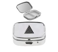 S5 Billar de billar Triángulo acabado negro hecho de fino peltre inglés en un pastillero con espejo para 2 días