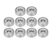 S608Z Stainless Steel Ball Bearings 8x22x7mm | 10PCS Double Shielded Protected Bearings for Longboards/Roller Skates/Skateboards | High - Speed Quiet Rotation Bearings
