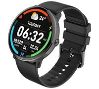 S61 - Reloj inteligente inalámbrico con banda deportiva para los más pequeños, pantalla redonda HD Amoled, modos multideportivos, color negro, IP68 impermeable, para mentes