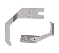 S670 S671 1/4 Presser Foot Stainless Steel High Precision Sewing Machine Presser Foot Set for Durkopp Adler 267 269 Professional Upholstery and Leather Crafting 2Pcs