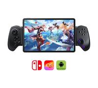 S8 - Controlador de juegos móvil Bluetooth azul retro para iPhone 15/16/17, iPad, teléfonos Android, tabletas, Switch 1 y 2, gamepad inalámbrico con gatillo de joystick Hall, botones traseros