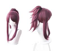 S8 Girl K/DA Kda Akali Rogue Assassin Cosplay Hair Wig + Wig Cap