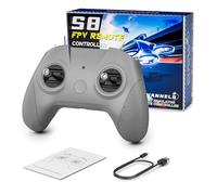S8 Pro RC Simulador de Vuelo Remoto, Controlador de Juego de Dron FPV de 8 Canales para PhoenixRC/Realflight/FreeRider/DJI Virtual Flight, Type-C a Type-C/OTG, Experiencia de Entrenamiento para