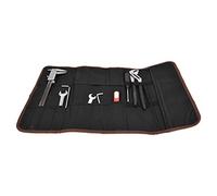 S8 - Soporte multifunción de volumen para electricista, bolsa de almacenamiento enrollable para herramientas de reparación de asas (negro)