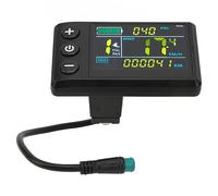 S866 Pantalla LCD Odómetro de velocímetro de bicicleta inalámbrica para modificación de bicicleta de scooter eléctrico 24V 36V 48V Pantalla de color, kit de actualización de