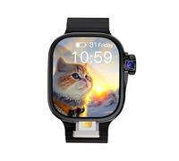 S9 Ultra 2 4G GPS WIFI Android Smart Watch con cámara giratoria de 8.0 MP 2.2 pulgadas Amoled Sceen 32GB ROM Smartwatch DW99 PK DW98 HK9 (todo negro, 3+32GB)