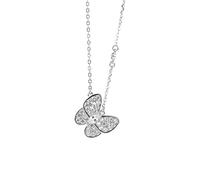 S925 Butterfly Necklace Clavicle Chain Frigid Necklace Korean Pendant Necklace