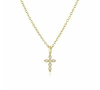 S925 Collar de cuello cruzado de plata esterlina para mujeres Joyas casuales
