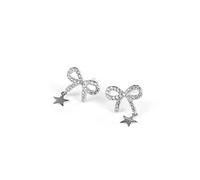S925 Earrings Female Bow Star Earrings for Girlfriend Earrings