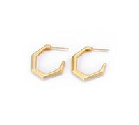 S925 Half Circle Earrings Women's Stud Earrings Cold Earrings