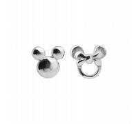 S925 Plata Esterlina Mickey Minnie Pendientes Pendientes de Dibujos Animados Niñas Simples Pendientes Hipoalergénicos Personalidad Joyería de Moda, GeRRiT, Arete