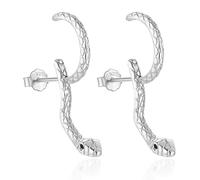 S925 Sterling Silver Snake Earrings for Women, Punk Snake Stud Earrings, Gothic Personality Jewelry Gift for Her (Sliver)