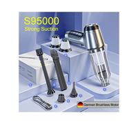(S95000 Set 2) Aspirapolvere per auto wireless, mini aspirapolvere portatile, tastiera per auto e casa
