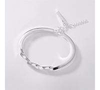 S999 Pure Glossy Twisted Opening Ladies Bangle Ladies Bangle Women's Bracelets