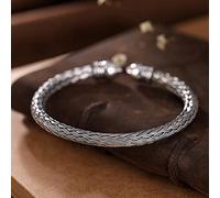 S999 Pure Retro Retro Thai Open Open Men's Joyner de Brazalete para Mujeres Pulseras para Mujeres