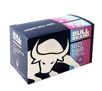 SA 160 - 3200 x Bull Brand Bayas & Mentol Cigarrillo Crusball Smoking Blue Ice Capsule Tabaco Fusion 6 mm Filtros Slim UK (1 paquete de 160 puntas CRUSHBALL Clear))