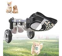 Sa a Rotelle per Cani per Zampe Piori Supporto di lità Reabile Sa a Rotelle per Animali Domestici con Ruote Ruota per Cani di Taglia cola e Ma 2 Whed S