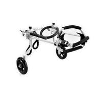 Sa a rotelle Reabile per Cani disabili Carrello per Esercizi con Le Zampe Piori ausilio per la lità a Due Ruote Adatto a Cani di cola Taglia (XS 1 5 kg) Imbragatur