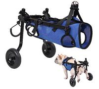 Sa a rotelle Reabile per Cani per Zampe Piori Carrello per la lità degli Animali Domestici con Ruote Supporto per Zampe Piori e stabilità Ideale per Cani disabili Tutor