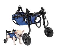 Sa a rotelle Reabile per Le Zampe Piori del Cane Ausilio per la lità degli Animali Domestici per Cani disabili Passeggino e Resistente per Cani di cola Taglia