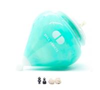SA Fixed Spin Top - Turquesa (Incluye Accesorios de peonza, aplicación para Aprender Trucos de Spintop, Trompo)