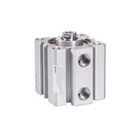 SA20/25/32/40/50mm Caliber Compact Thin Cylinder With a Stroke Of 5-100mm Double Acting Aluminum Cylinder(Stroke 15mm,BORE 25mm)