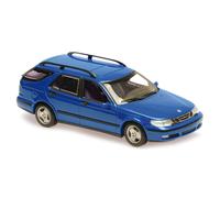 Saab 9-5 combi 1999 azul met. modelo de coche 940170810 Maxichamps 1:43