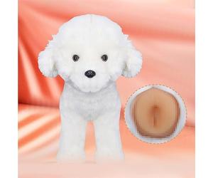 SAAKO Pet Dog Partner Toy para Macho Estro Perro,Muñeco De Peluche Novia para El Alivio De La Ansiedad del Perro Macho, 20 Cm De Alto Canal Chihuahua Cachorro De Perro Dummy Funny Vent Toy