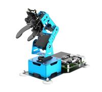 SAANICH Brazo robótico ArmPi Mini 5DOF Vision Alimentado por Raspberry Pi 5 Compatible con Python, Piezas de Juguete RC de Seguimiento de Objetivos OpenCV(Pi 4B 4G Kit)