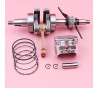 SAANICH Cigüeñal 39mm Pistón Anillo Circlip Kit apto for GX35 GX 35 Cortacésped de 4 tiempos Motor de gas pequeño Parte